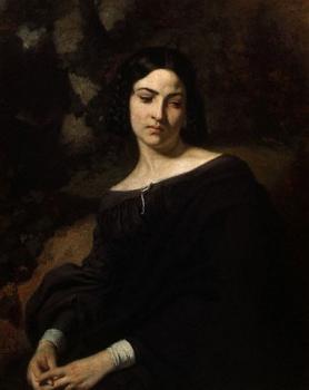 Thomas Couture : A Widow